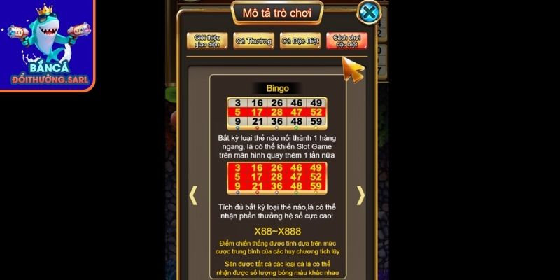 Tổng quan Bắn Cá Bingo kết hợp cơ chế Bingo độc đáo