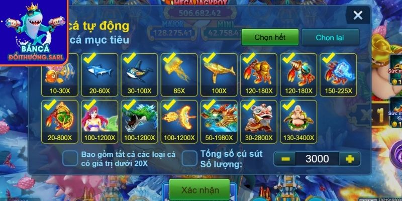 Chuỗi kỹ năng bom, xoáy nước và vũ khí đặc biệt