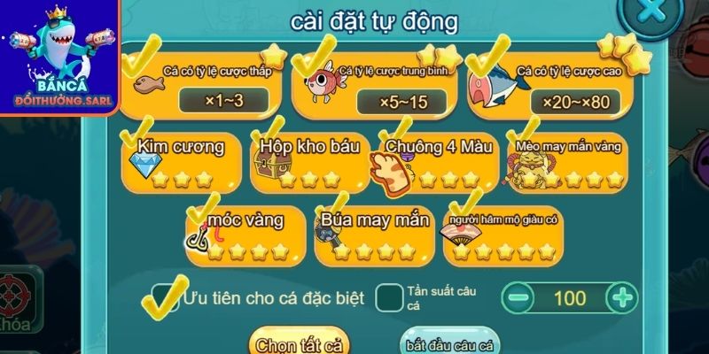 Mèo Bắt Cá và tổng quan giao diện trò chơi trực quan