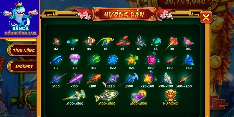 Sinh vật phổ thông với mức thưởng cơ bản
